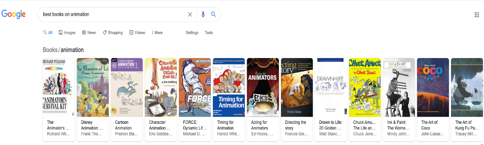 best books on animation 